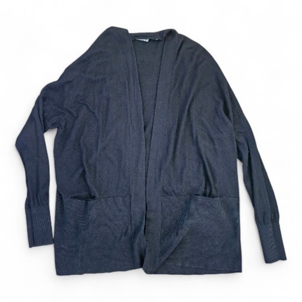 Vince‎ Silk Cashmere Blend Quiet Luxury Old Money Lightweight Open Cardigan sz M
